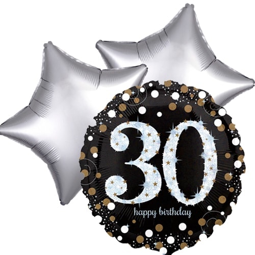 Balloonbouqet 30th birthday