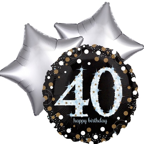 Balloonbouqet 40th birthday