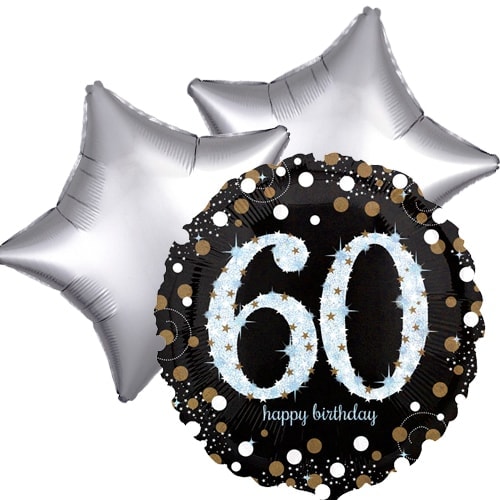 Balloonbouqet 60th birthday