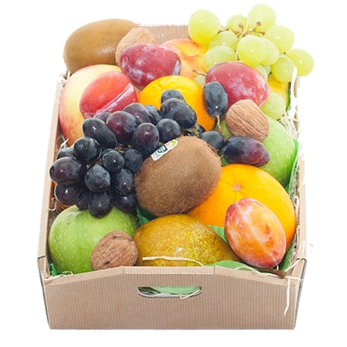 Fruit box with seasonal fruit
