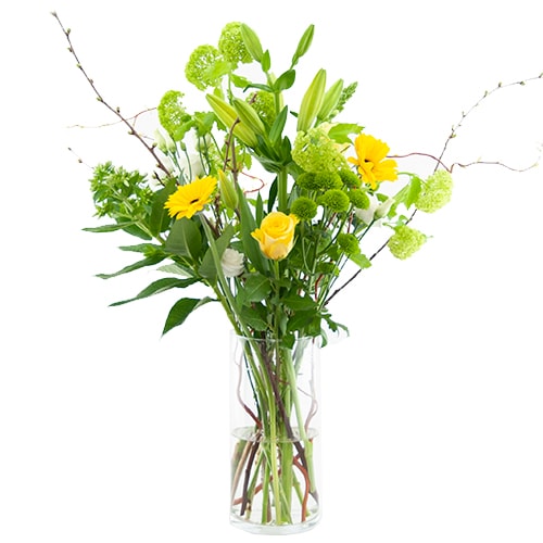 Pick bouquet yellow/white