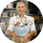 Thomas, bloem binder en eigenaar van deBloemist.nl sinds 1991. Al meer dan 30 jaar ervaring.