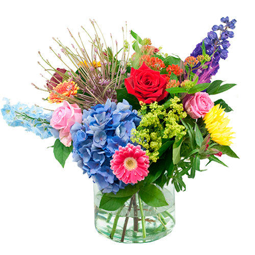 Colorful late summer bouquet